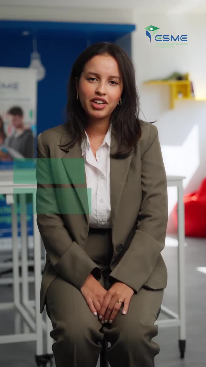 Témoignage de Meryem El Jouhari, enseignante à l’American Academy of Casablanca et étudiante en 2ᵉ année de master à ESME !